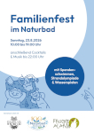 23.08.2026 Familienfest im Naturbad 10 bis 19 Uhr
